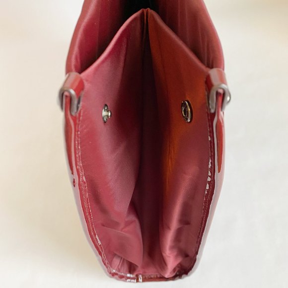 AIMEE Kestenberg Tote Bag Red Burgundy Nylon - Picture 8 of 12